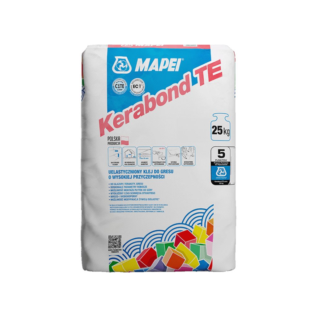 Mapei Kerabond TE Flexibilis ragasztó  25 kg - fehér