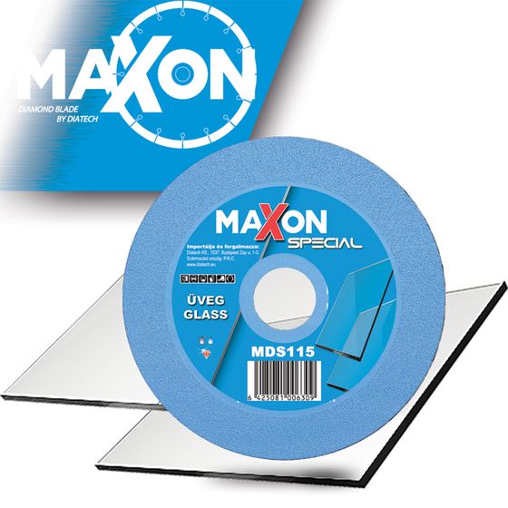 Diatech MAXON üvegvágó tárcsa 115x22,2 mm (mds115)