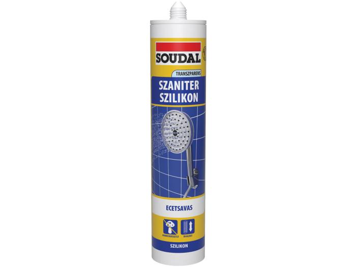 Szaniter szilikon transzparens 280 ml Soudal