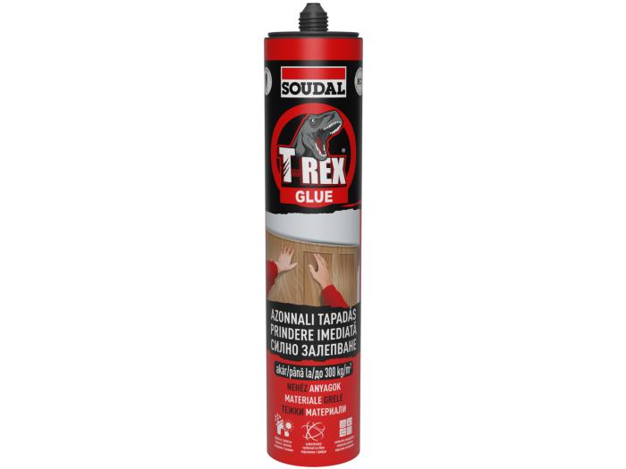 Szerelőregasztó T-REX piros azonnali tapadóerő 380 ml Soudal