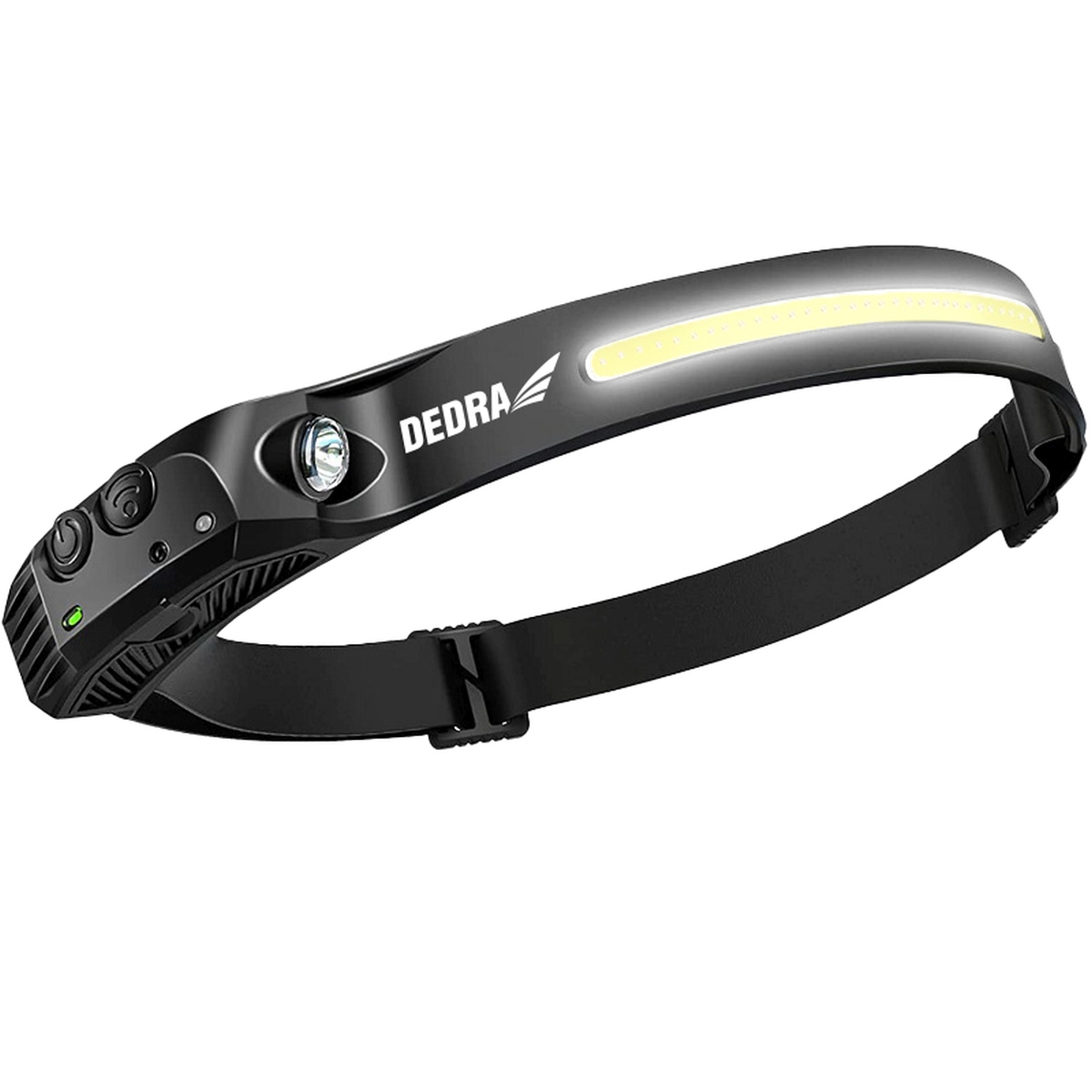 Fejlámpa 300lm, reflektor 105lm, mozgásérzékelő, 800mAh
