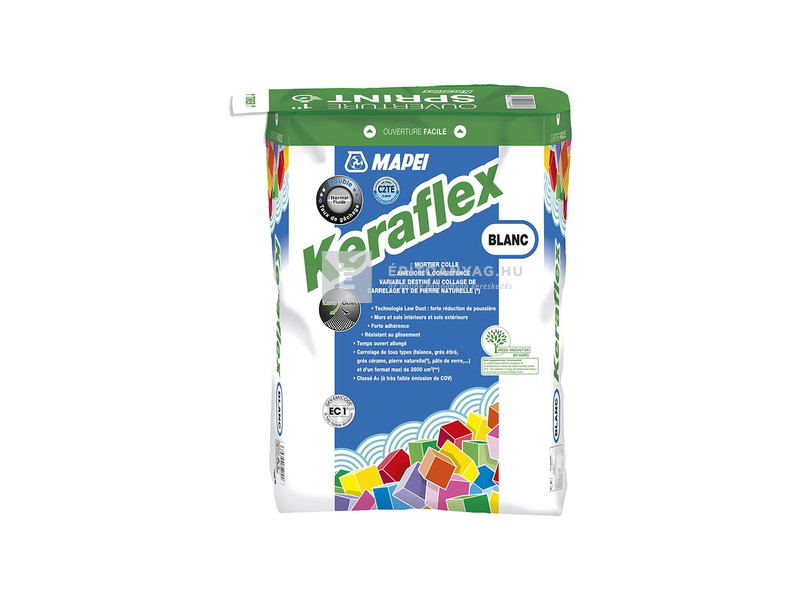 Mapei Keraflex Flexibilis ragasztó  25 kg - fehér