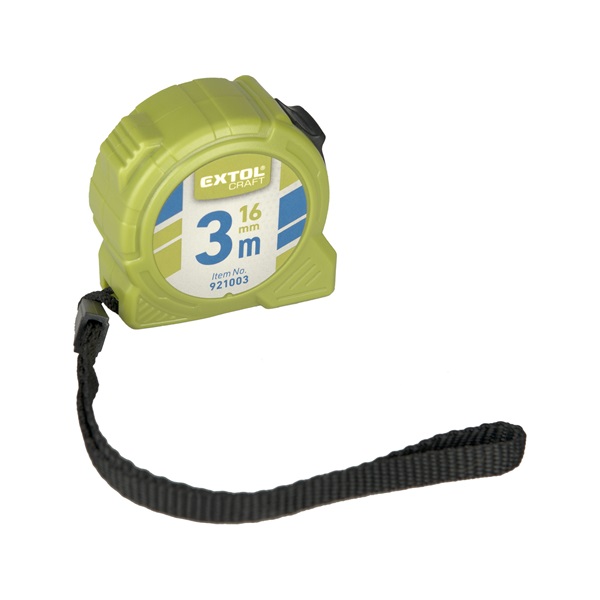 mérőszalag 1 stoppos; 3m 16mm