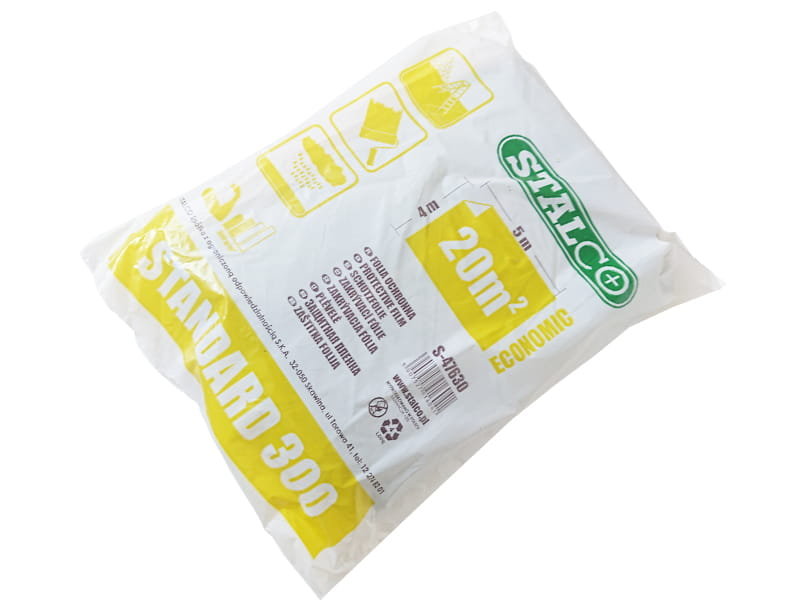 Takarófolia 4 x 5 m, LDPE, 300 g, standard STALCO