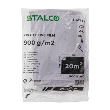 Takarófólia 4 x 5 m, LDPE, 900 g, szuper vastag STALCO