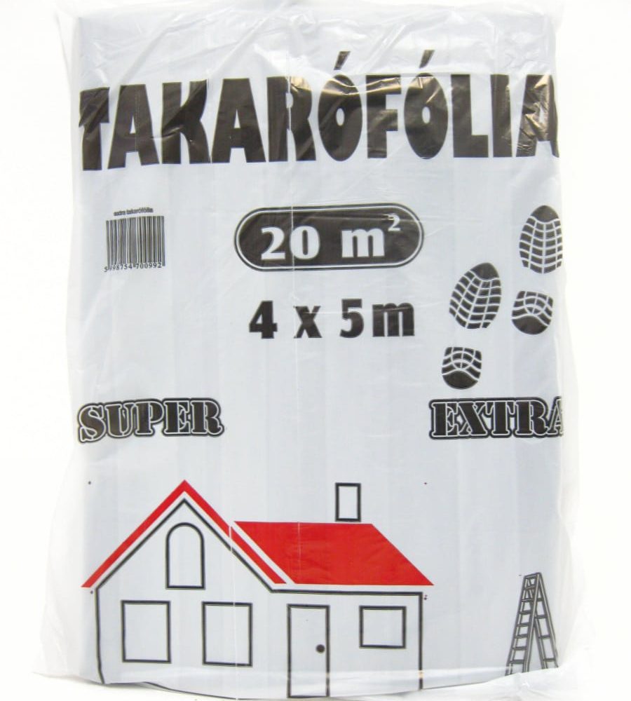 Takarófólia Super Extra 4x5 m (erős)